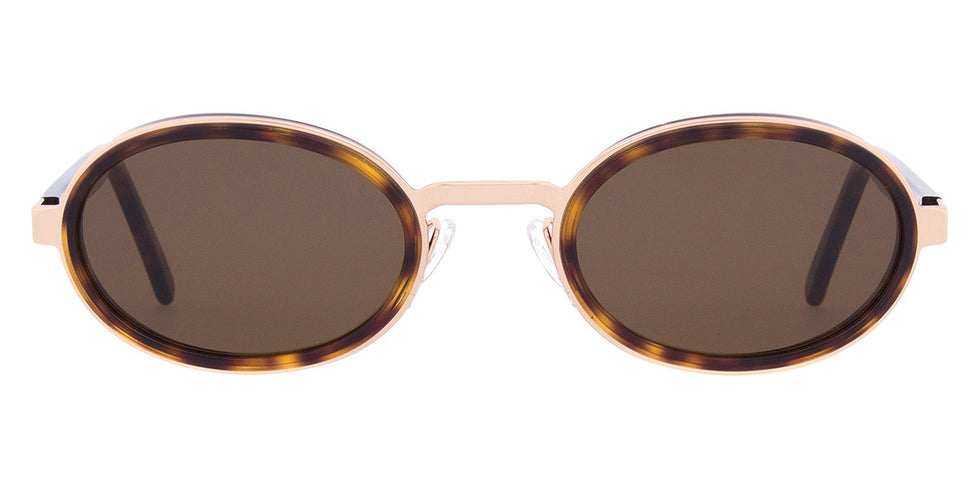 Andy Wolf® Omega Sun ANW Omega Sun 03 53 - Brown/Gold 03 Sunglasses