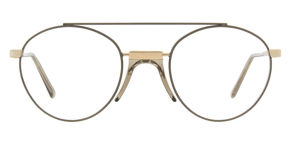 Andy Wolf® Reuben ANW Reuben F 48 - Gold/Brown F Eyeglasses