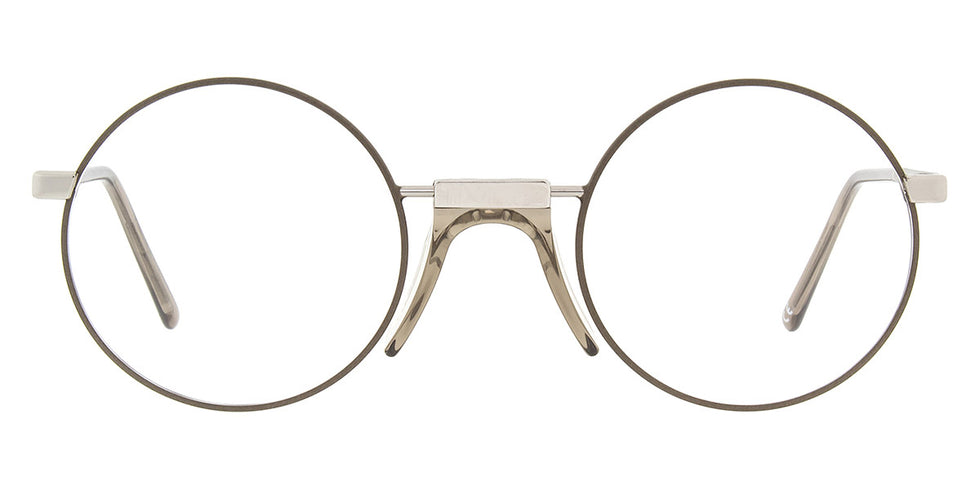 Andy Wolf® Sabol ANW Sabol E 46 - Silver/Brown E Eyeglasses