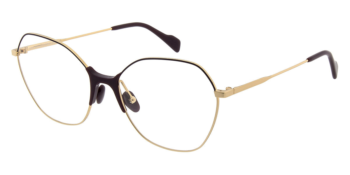 Andy Wolf® Salas ANW Salas 04 55 - Gold/Violet 04 Eyeglasses
