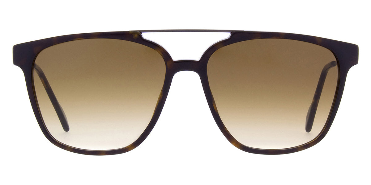 Andy Wolf® Samy Sun ANW Samy Sun 02 56 - Brown/Gun 02 Sunglasses