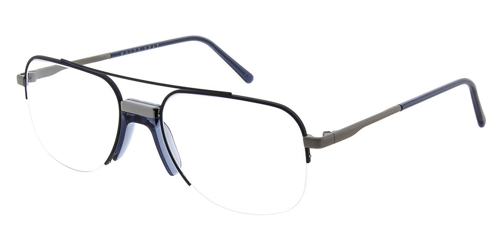 Andy Wolf® Serra ANW Serra G 57 - Gun/Blue G Eyeglasses