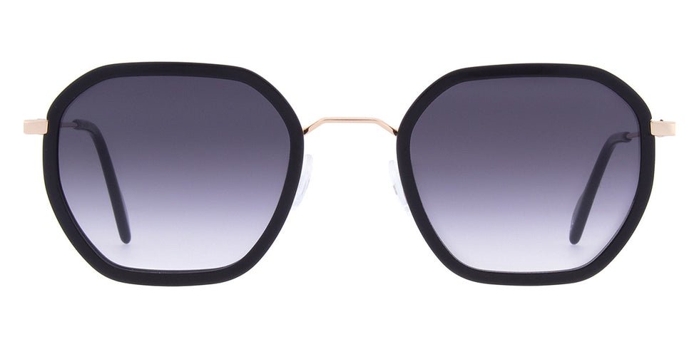 Andy Wolf® Valerian Sun ANW Valerian Sun 01 49 - Black/Gold 01 Sunglasses