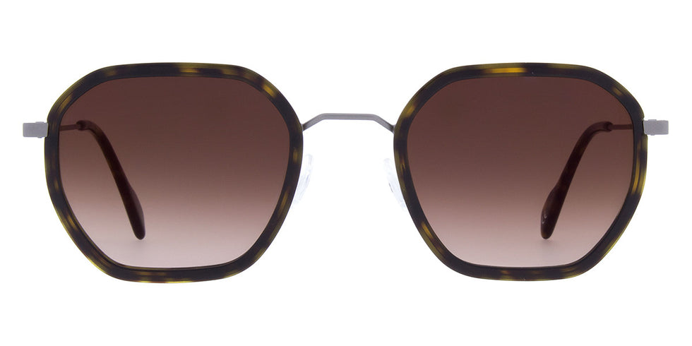 Andy Wolf® Valerian Sun ANW Valerian Sun 02 49 - Brown/Gun 02 Sunglasses