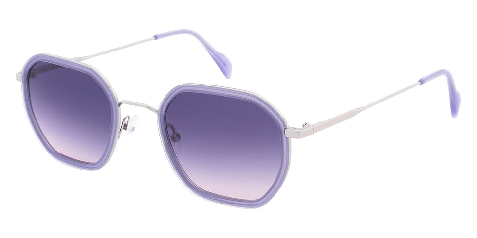 Andy Wolf® Valerian Sun ANW Valerian Sun 04 49 - Violet/Silver 04 Sunglasses