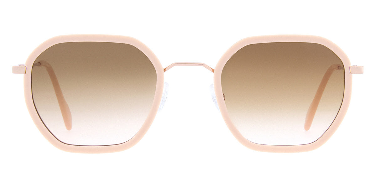 Andy Wolf® Valerian Sun ANW Valerian Sun 05 49 - Orange/Gold 05 Sunglasses