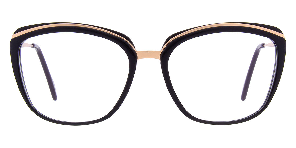 Andy Wolf® Wilcox ANW Wilcox 01 56 - Rosegold/Black 01 Eyeglasses