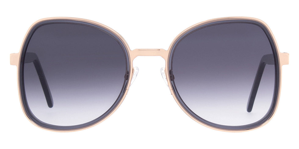 Andy Wolf® Zoe Sun ANW Zoe Sun 03 54 - Gray/Rosegold 03 Sunglasses