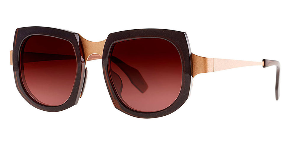 Theo® Aogashima TH AOGASHIMA 12 47 - Fairy Brown / Gold Sunglasses