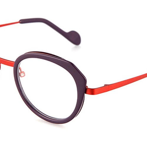 NaoNed® Ar Valueg NAO Ar Valueg 16T 48 - Aubergine / Paprika Eyeglasses