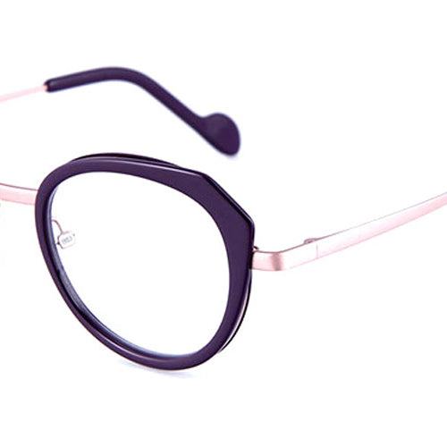 NaoNed® Ar Valueg NAO Ar Valueg 25T 48 - Aubergine / Smoky Pink Eyeglasses