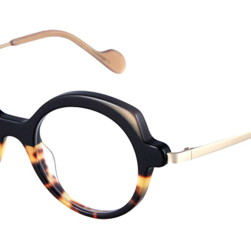 NaoNed® Ardana NAO Ardana 14100 47 - Gradient Black and Golden Yellow Tortoiseshell / Sand Eyeglasses