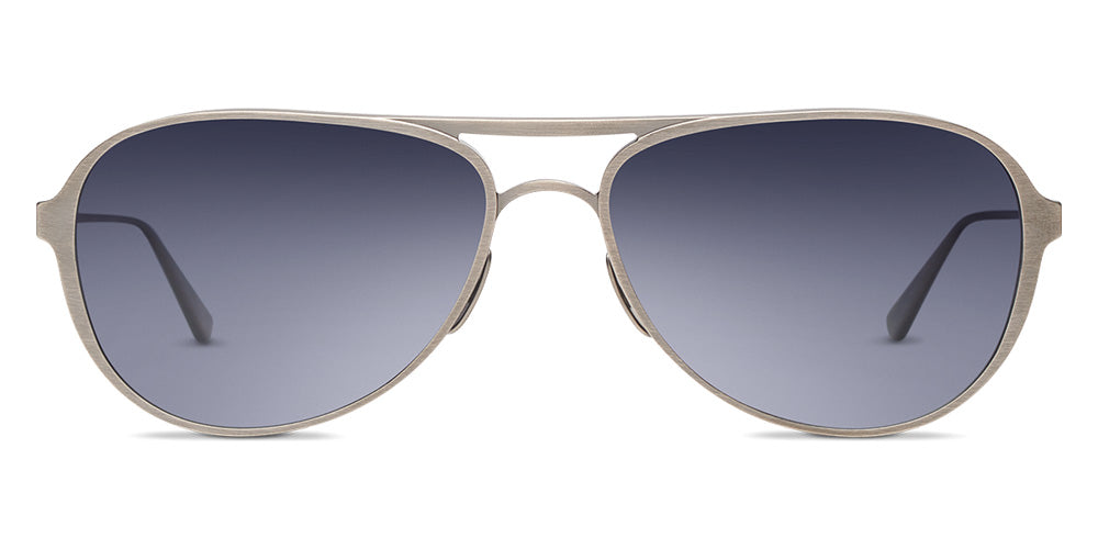 SALT.® BARRETT SAL BARRETT 001 60 - Antique Silver/CR39 Grey Gradient Sunglasses