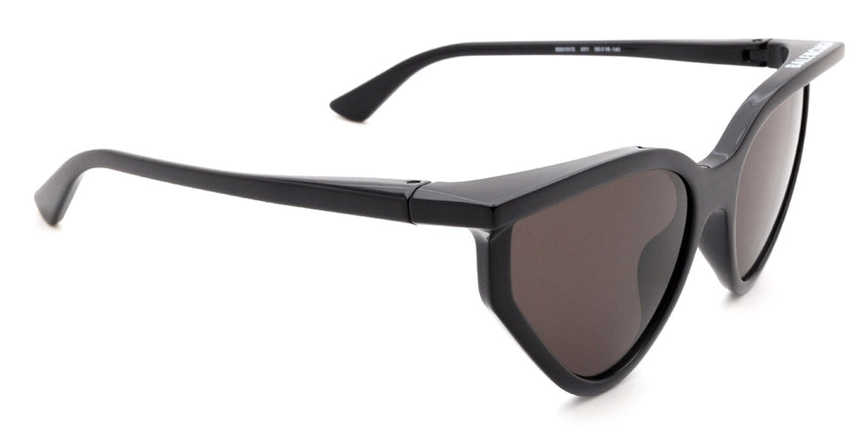 Balenciaga® BB0101S - Black / Gray Sunglasses