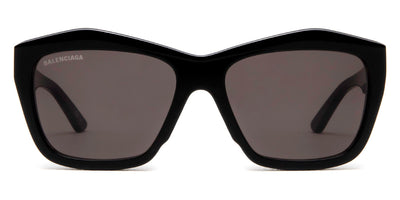 Balenciaga® BB0216S - Black / Gray Sunglasses