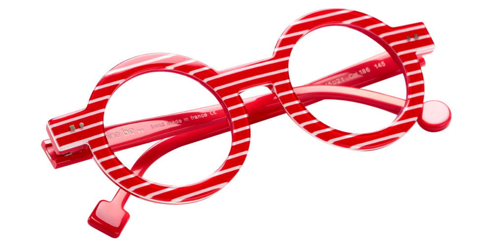 Sabine Be® Be Addict Stripe - Shiny Red Fat Stripes Eyeglasses