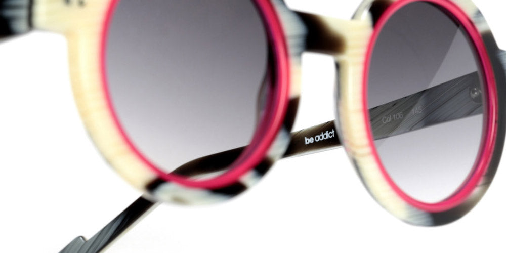 Sabine Be® Be Addict Sun - Shiny Horn / Shiny Neon Pink Sunglasses