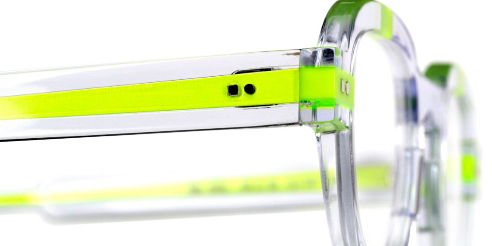 Sabine Be® Be Arty SB Be Arty 362 46 - Shiny Crystal / Shiny Neon Yellow Eyeglasses
