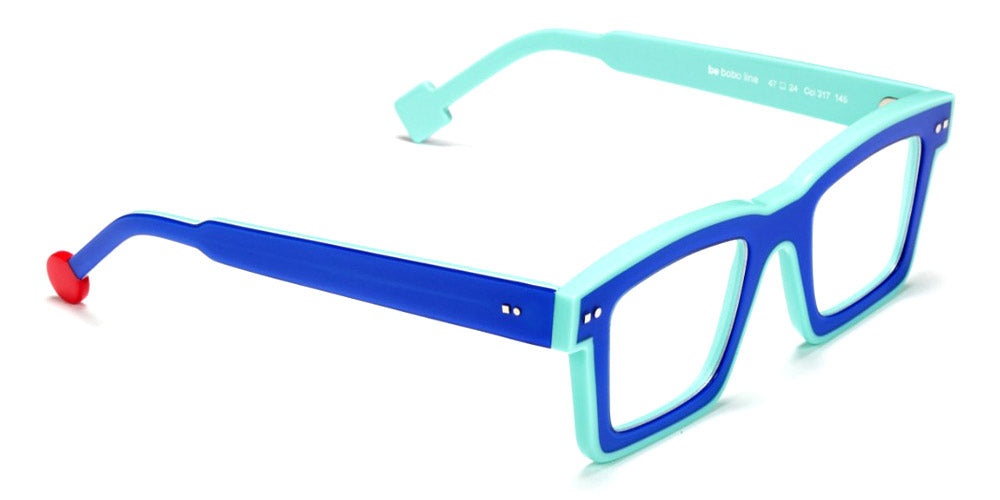 Sabine Be® Be Bobo Line - Shiny Translucent Klein Blue Glossy / White / Shiny Turquoise / Shiny Turquoise Eyeglasses