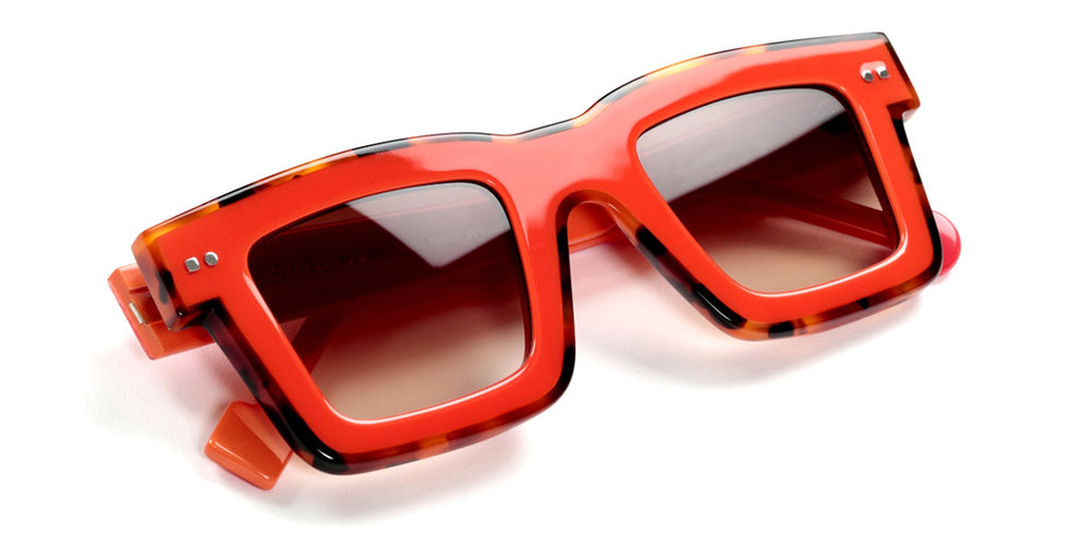 Sabine Be® Be Bobo Line Sun - Shiny Orange / Shiny Fawn Tortoise Sunglasses
