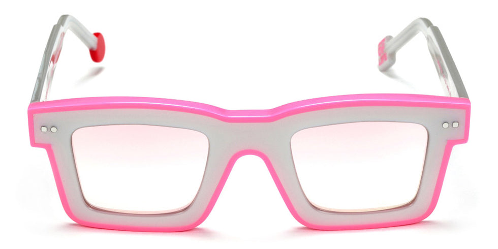 Sabine Be® Be Bobo Line Sun - Shiny Pearl Gray / Shiny Neon Pink Sunglasses