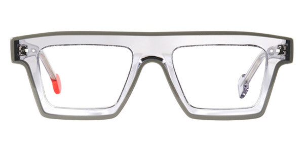 Sabine Be® Be Bold Line - Shiny Translucent Gray / Shiny Solid Gray Eyeglasses