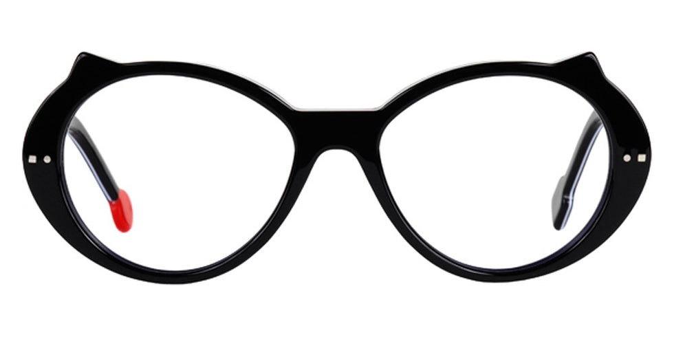 Sabine Be® Be Cat'S - Shiny Midnight Blue / White / Shiny Navy Blue Eyeglasses