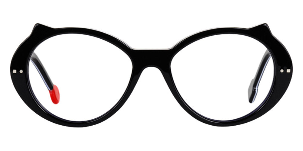 Sabine Be® Be Cat'S - Shiny Midnight Blue / White / Shiny Navy Blue Eyeglasses