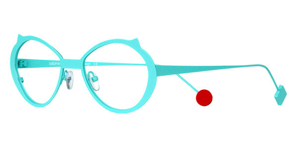 Sabine Be® Be Cat'S Slim - Satin Turquoise Eyeglasses