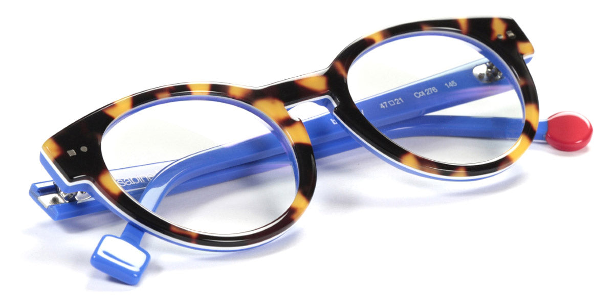 Sabine Be® Be Crazy - Shiny Tokyo Tortoise / White / Shiny Blue Majorelle / Shiny Blue Majorelle Eyeglasses