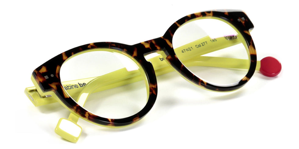 Sabine Be® Be Crazy - Shiny Tiger Tortoise / Shiny Yellow / Shiny Yellow Eyeglasses