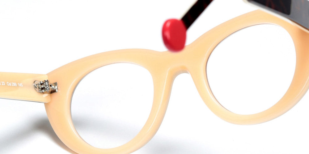 Sabine Be® Be Cute Line - Shiny Auburn Tortoise / Shiny Peach Eyeglasses