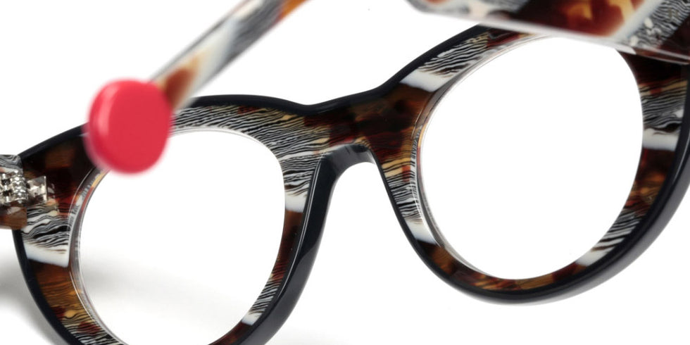 Sabine Be® Be Cute Line - Shiny Vintage Tortoise / Shiny Midnight Blue Eyeglasses