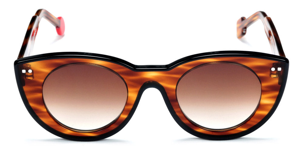 Sabine Be® Be Cute Line Sun - Shiny Veined Blonde Tortoise / Shiny Midnight Blue Sunglasses