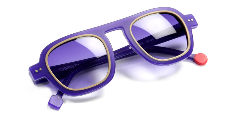 Sabine Be® Be Factory Sun - Matte Purple / Matte Beige Sunglasses