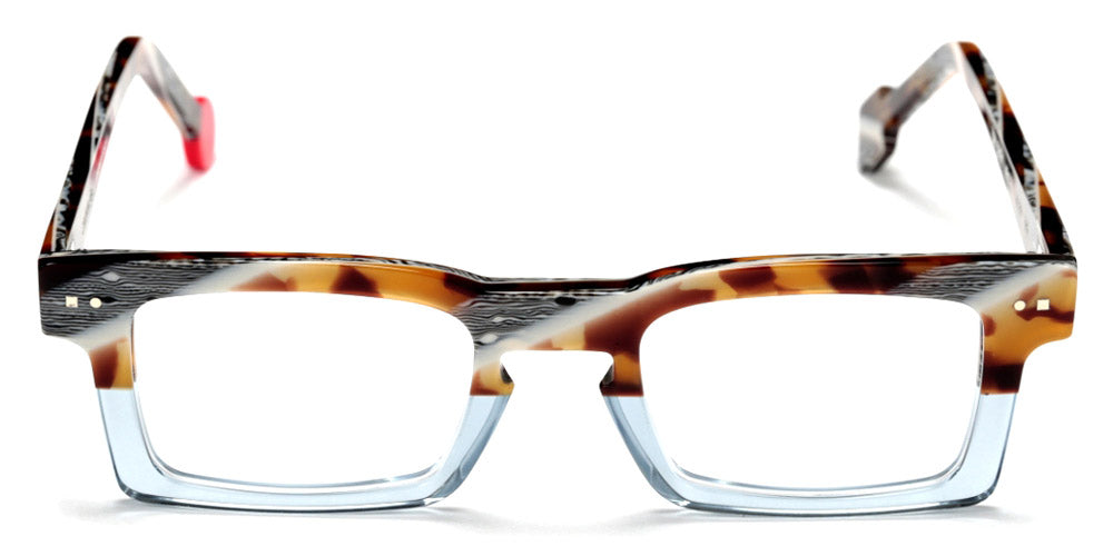 Sabine Be® Be Geek - Shiny Vintage Tortoise / Shiny Translucent Gray Blue Eyeglasses
