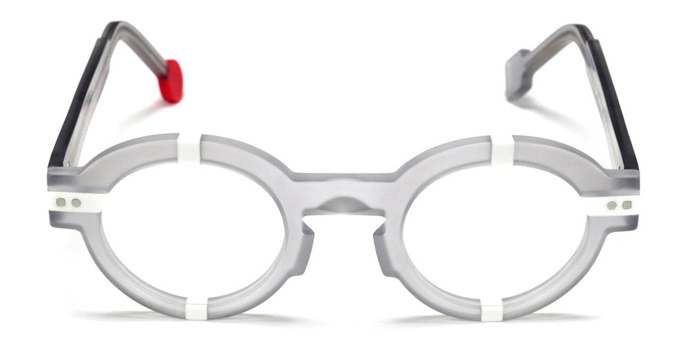 Sabine Be® Be Groom - Matte Translucent Gray / Matte White Eyeglasses