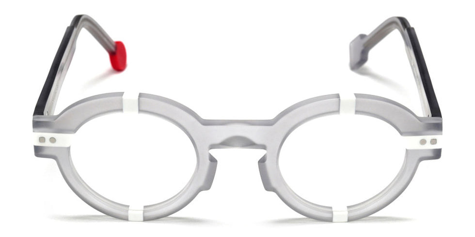 Sabine Be® Be Groom - Matte Translucent Gray / Matte White Eyeglasses