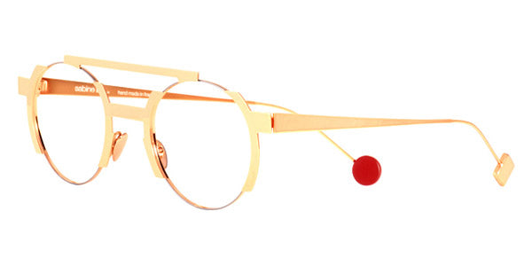 Sabine Be® Be Groovy Slim - Polished Pale Gold / Polished Palladium Eyeglasses