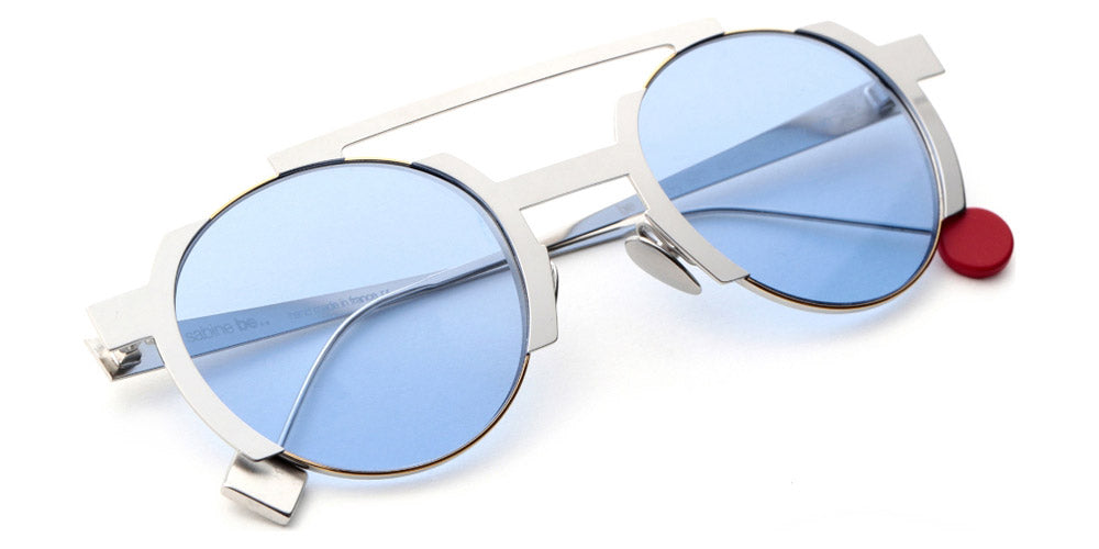 Sabine Be® Be Groovy Slim Sun - Polished Palladium / Polished Pale Gold Sunglasses