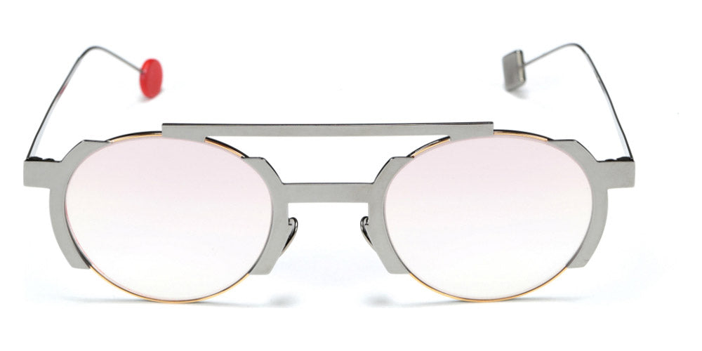 Sabine Be® Be Groovy Slim Sun - Polished Ruthenium / Polished Rose Gold Sunglasses