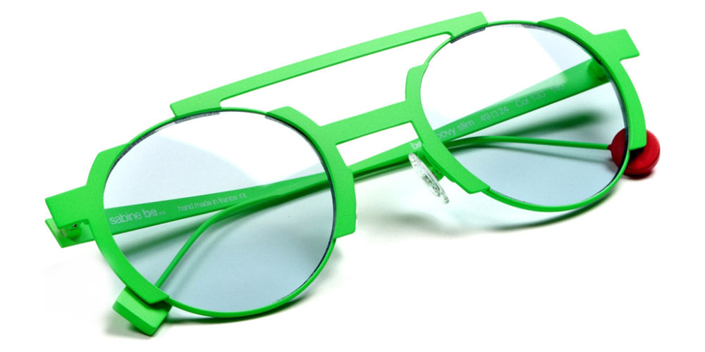 Sabine Be® Be Groovy Slim Sun - Satin Neon Green Sunglasses