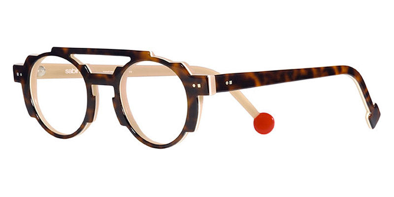 Sabine Be® Be Groovy Swell - Shiny Auburn Tortoise / White / Shiny Peach Eyeglasses