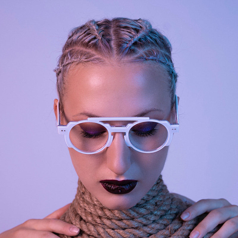 Sabine Be® Be Groovy Swell - Shiny Crystal / White / Shiny Crystal Eyeglasses