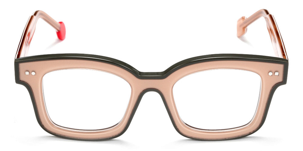 Sabine Be® Be Idol Line - Shiny Translucent Nude / White / Shiny Translucent Nude / Shiny Gray Eyeglasses