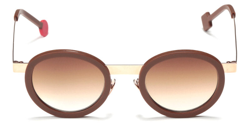 Sabine Be® Be Lucky Sun - Matte Brown / Polished Rose Gold Sunglasses