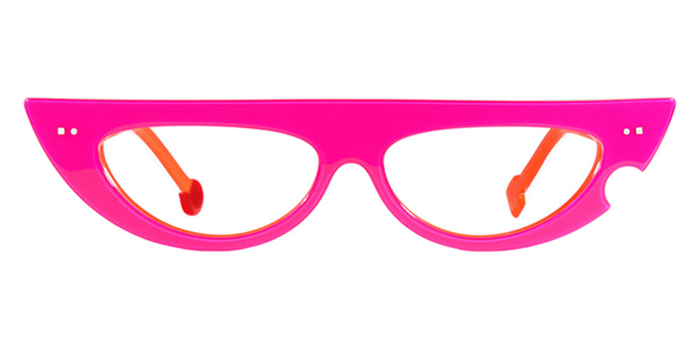 Sabine Be® Be Muse - Shiny Translucent Fichsia / White / Shiny Orange Eyeglasses