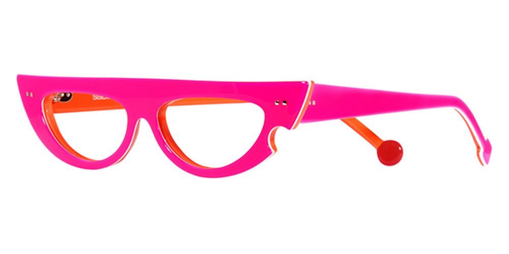 Sabine Be® Be Muse - Shiny Translucent Fichsia / White / Shiny Orange Eyeglasses
