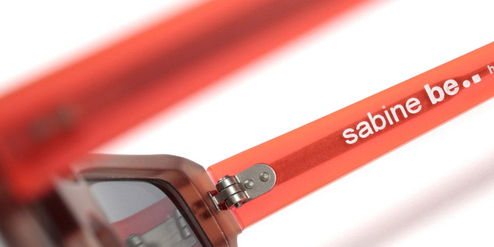 Sabine Be® Be Rebel Sun - Matte Translucent Beige / Matte Neon Translucent Orange Sunglasses