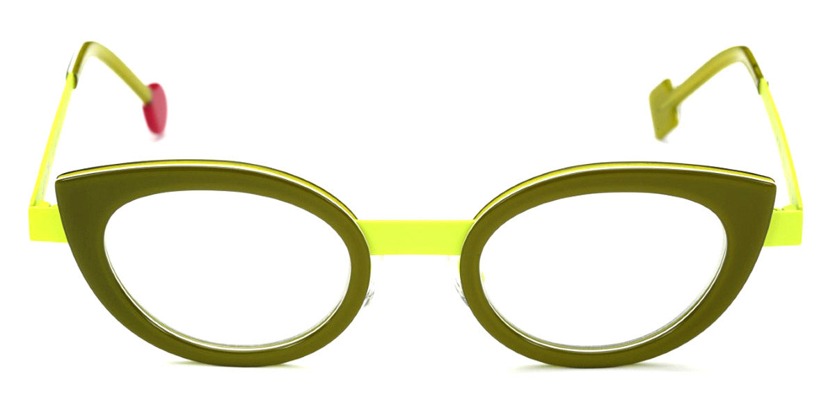 Sabine Be® Be String - Shiny Translucent Light Green / Neon Yellow Satin Eyeglasses
